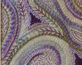 Harebell Purple Stitch Sampler Embroidery Kit
