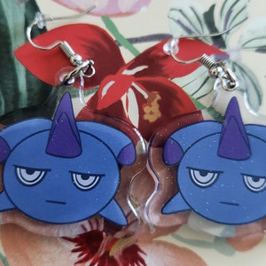 Palworld Depresso Acrylic Earrings