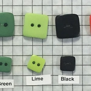 Square clothing buttons sales