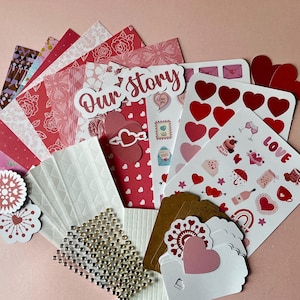 Paare Scrapbook Kit Jahrestag Geschenk LARGE Valentinstag