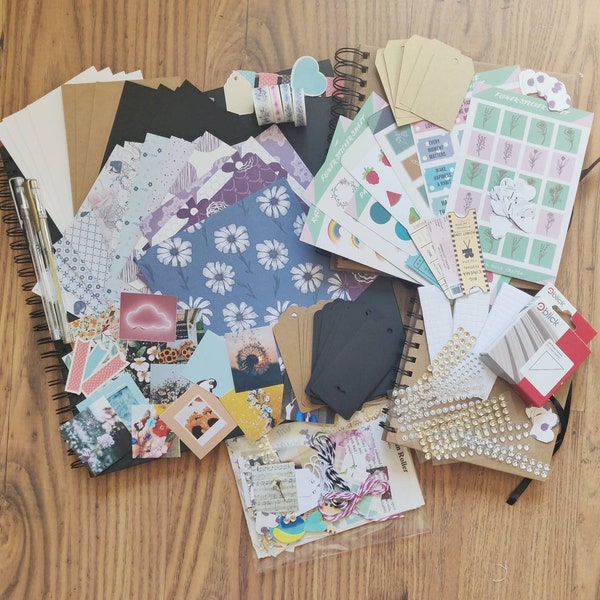 Scrapbook Kit / Junk Journal - Make your own - Large