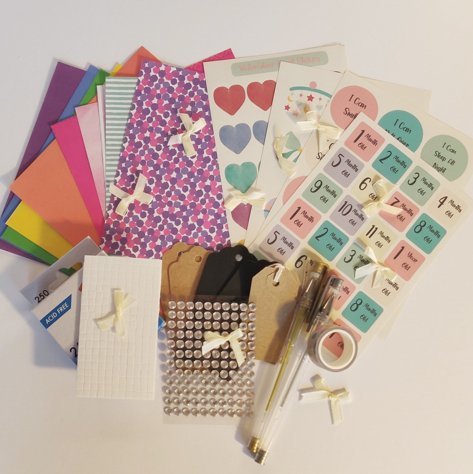 My First Baby Book Scrapbook Kit Etsy UK