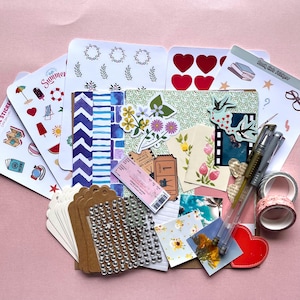 Scrapbook Kit / Junk Journal - Make your own - Large Bild 2