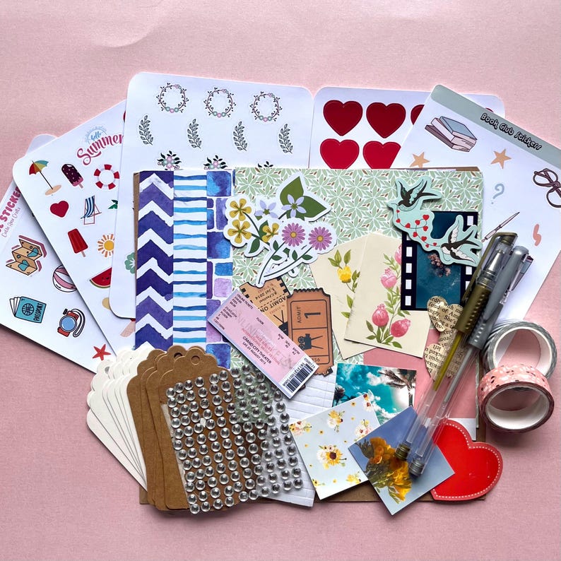 Scrapbook Kit / Junk Journal - Make your own - Large Bild 2