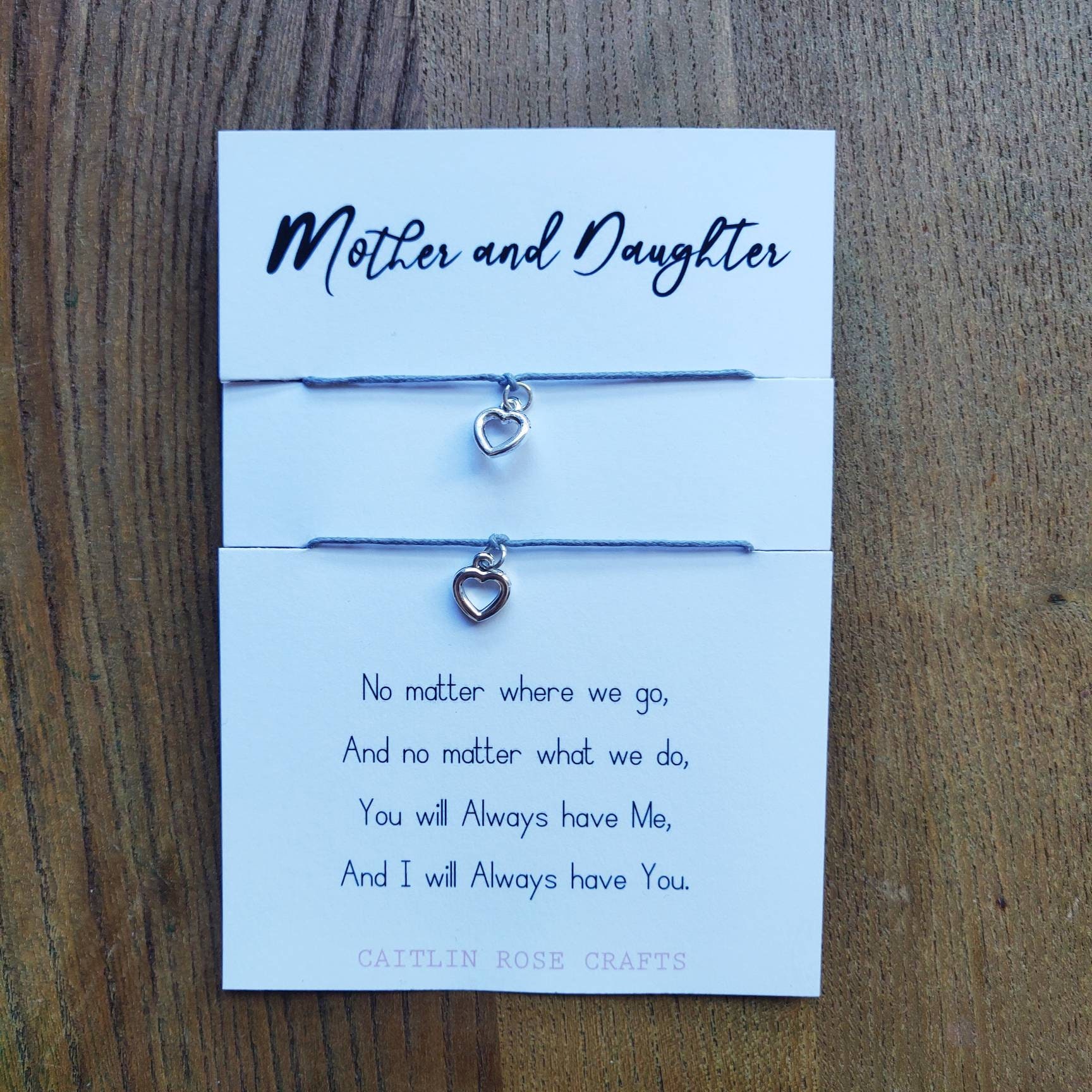 Mother and Daughter Bracelets 