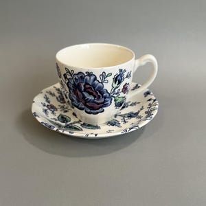 食器 Johnson Bros Rose Chintz blue Johnson Brothers Rose Chintz Blue 5 Piece Dinner Set Dinnerware