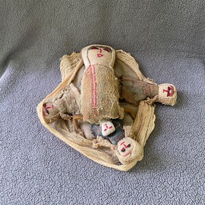 Antique Peruvian Chancay Burial Doll, Collected in Peru, Unknown Age