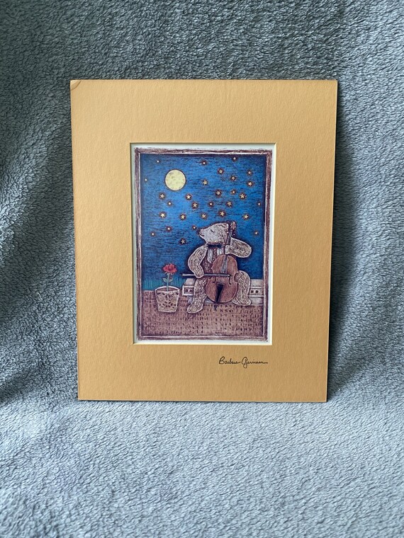 Vintage Barbara Garrison Print, Signed by the Artist