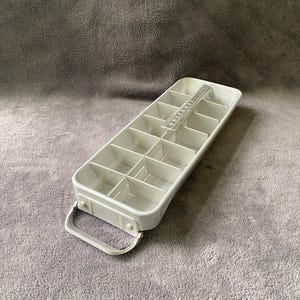 Antique Frigidaire Aluminum Quickube Ice Cube Tray, 1950s, MCM