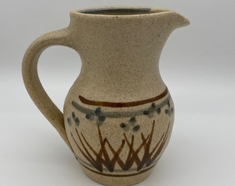 Small Glazed Ceramic Pitcher