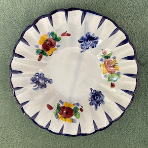 Three Vintage Portuguese Hand Painted Bowls