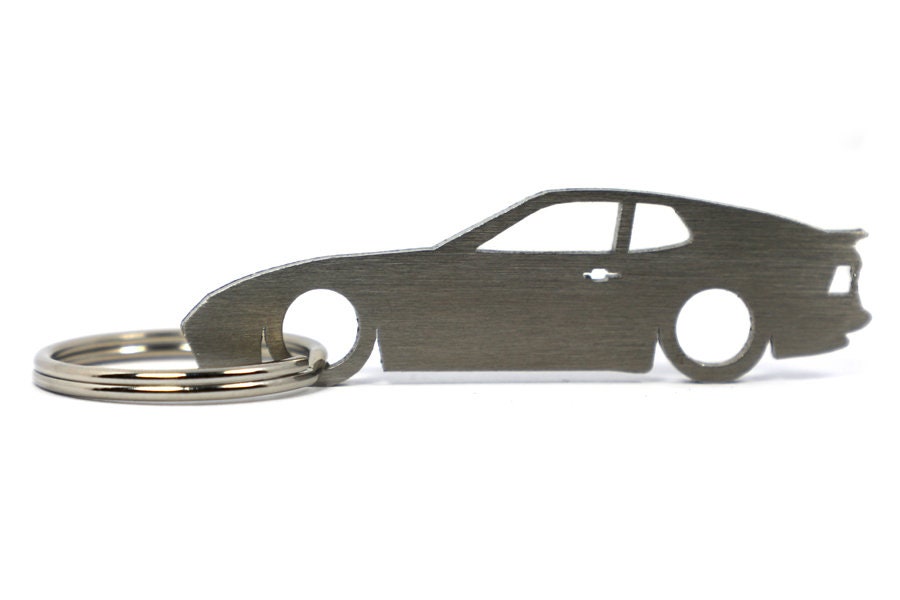 Porsche 944 turbo pendant keys keychain keyring gadget stainless steel handmade