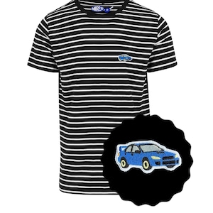 Subaru Impreza stripes tshirt S-XXL