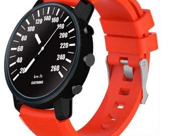 Fan Watch BMW Beemer orange cars Automotive mski.store zegarek