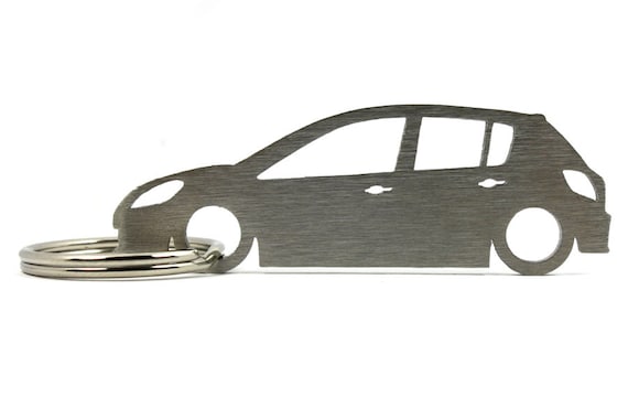 Renault Clio MK3 5D Anhänger Schlüssel Gadget Edelstahl handmade -   Österreich
