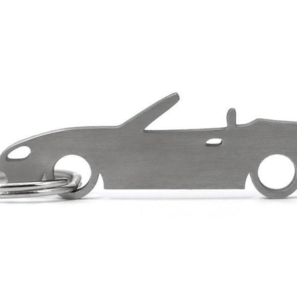 Mazda MX-5 NB Anhänger Schlüssel Gadget Edelstahl handgefertigt