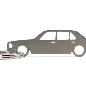 Mercedes W123 sedan benz daimler pendant keys keyring keychain gadget stainless steel handmade