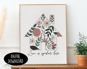 Love is Spoken Here | Etsy