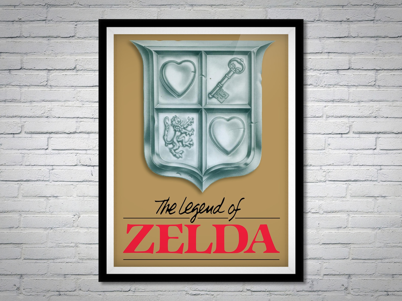 Classic Zelda Box Art Poster Remaster | Etsy