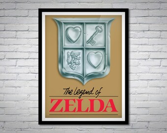 Classic Zelda Box Art Poster | Remaster