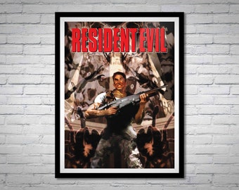 Póster de la caja clásica de Resident Evil / Remaster