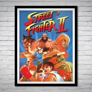ストリートファイター6  ポスター street fighterⅥ poster Street Fighter 6 VI PS5 PS4 Premium POSTER MADE IN USA