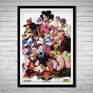 Street Fighter III 3rd Strike Poster | Reproduction