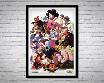 street fighter iii 3rd strike cover poster street fighter iii 3rd strike cover poster