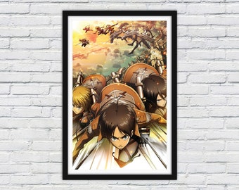 Attack on Titan | Anime Poster | Multiple Styles | Multiple Sizes