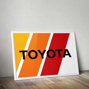 Retro Toyota TRD Poster | Multiple Styles | Multiple Sizes