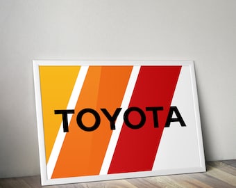 Retro Toyota TRD Poster | Multiple Styles | Multiple Sizes