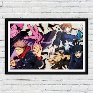 Jujutsu Kaisen | Anime Poster | Multiple Styles | Multiple Sizes