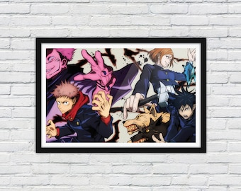 Póster de anime Jujutsu Kaisen, varios estilos, varios tamaños