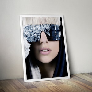 Lady Gaga Unedited Album Art Poster