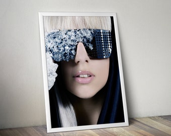 Lady Gaga Unedited Album Art Poster