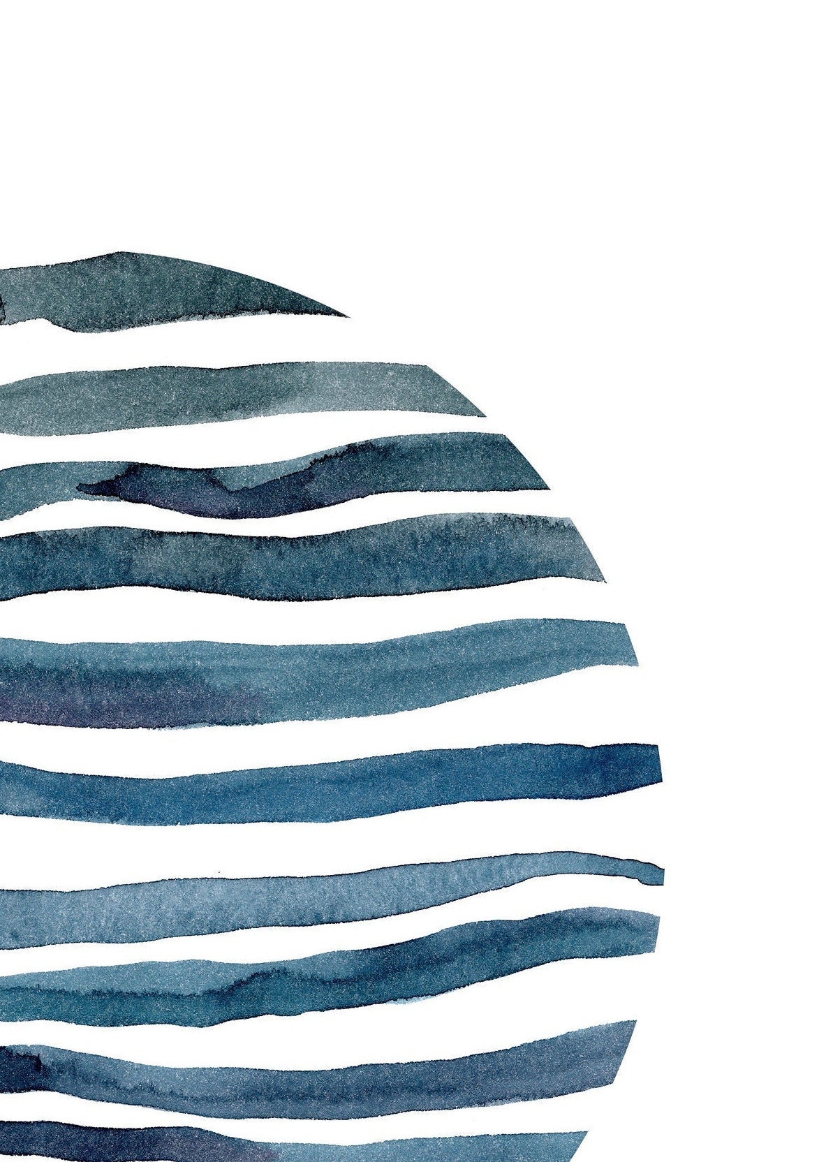 Blue Wall Artprintable Wall Art Abstract Art Spring Wall | Etsy