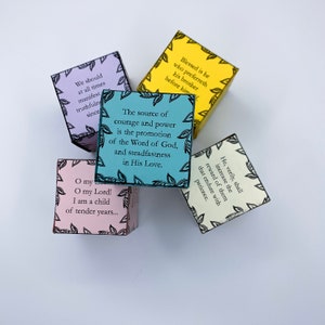Baha'i Children's Class PRINTABLE Prayer Dice - Etsy