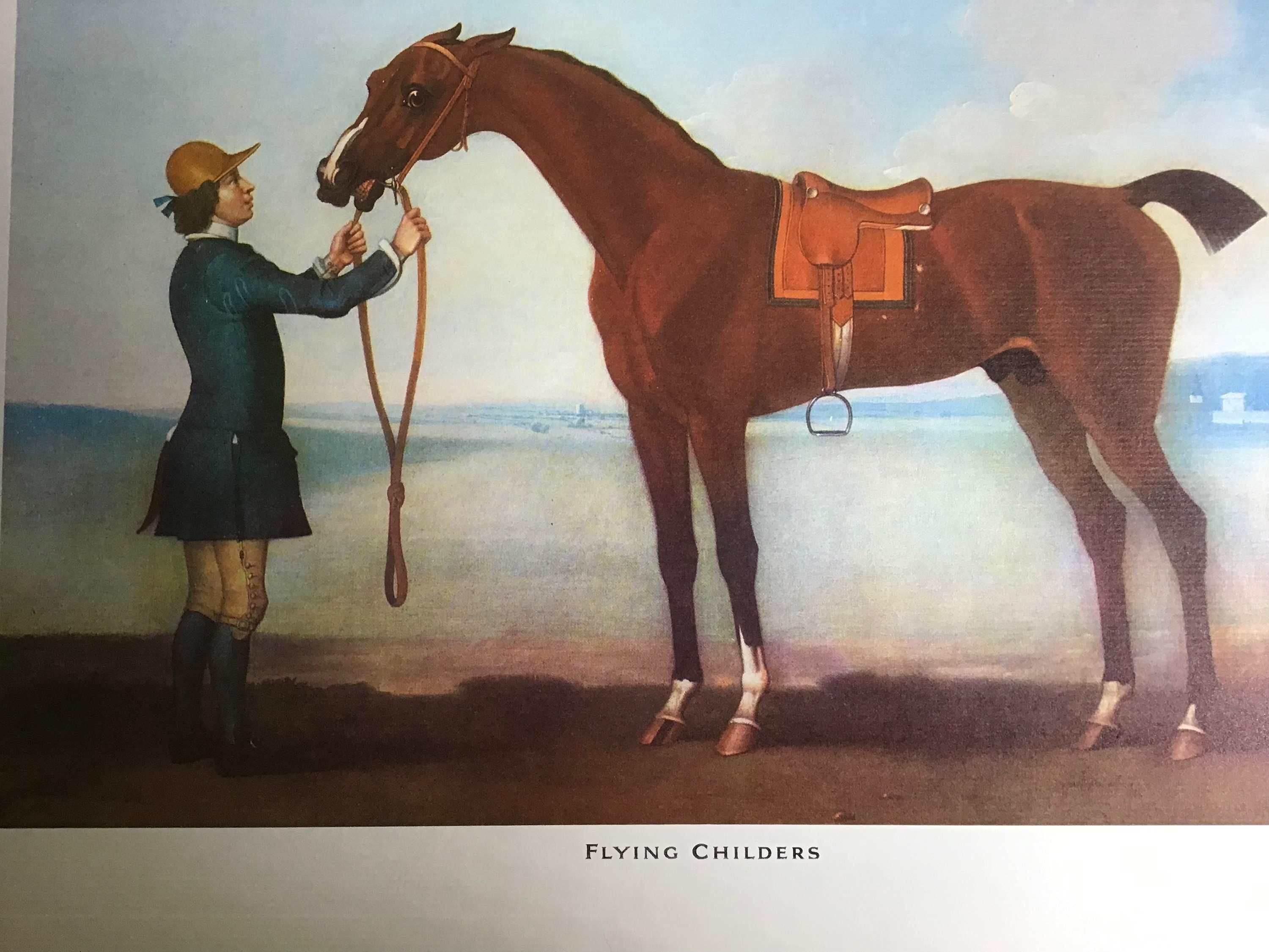 フライング チャイルダーズ、馬のプリント、1966 年、競走馬のプリント
