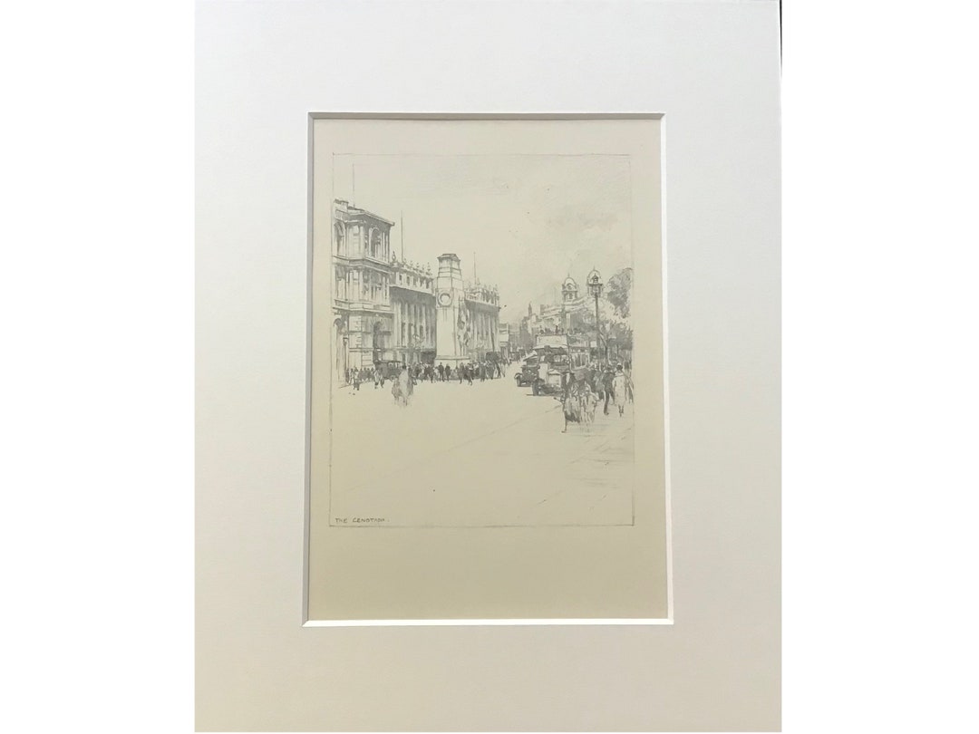 1924 Antique London Print the Cenotaph Old London Print Etsy