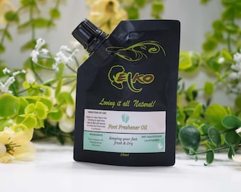 ¿Cansado de los pies o las palmas sudorosas? El aceite refrescante para pies Eiko es una solución natural y sencilla. Elimina para siempre el mal olor y la transpiración con tan solo un sobre.