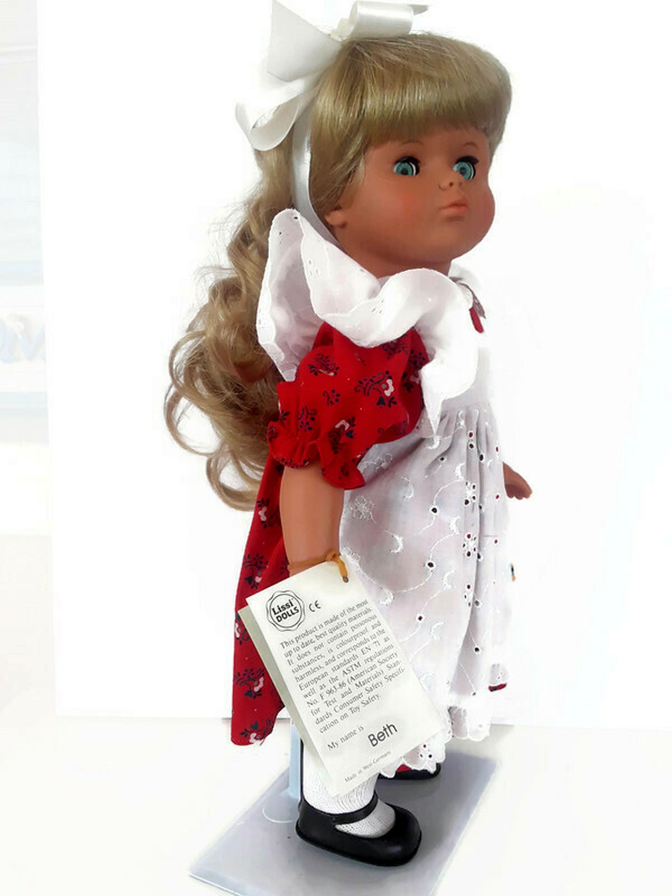 ドイツの女の子 ヴィンテージドール Lissi doll リジードール 手編み