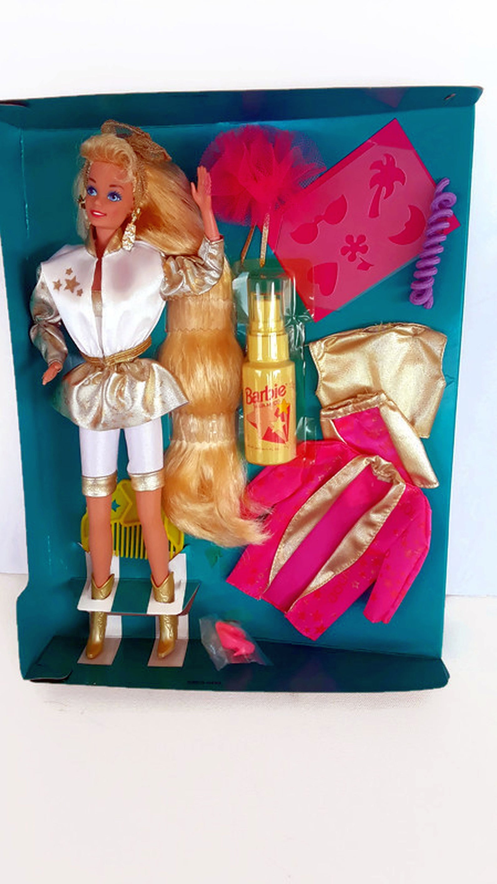 Collectible Hollywood Hair Barbie Doll by Mattel . Deluxe Play - Etsy