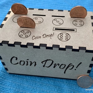 Coin Drop Gioco Divertimento SVG Glowforge Giochi Laser