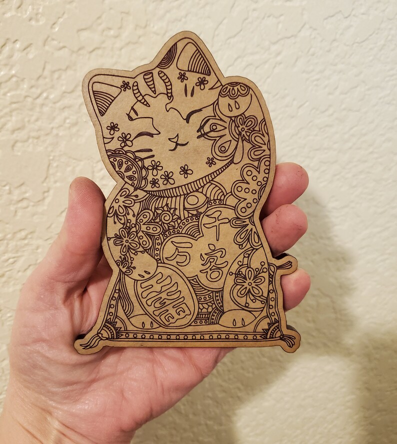 Good Luck Kitty Silicone Mold Pre-Order