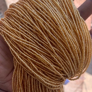 Adjustable ~50 inches waist beads strand made with 100% organic cotton (One strand) “GOAL DIGGER”
