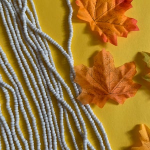 Adjustable ~45 inches waist beads strand made with 100% organic cotton (One strand) &quot;INFINITY&quot;