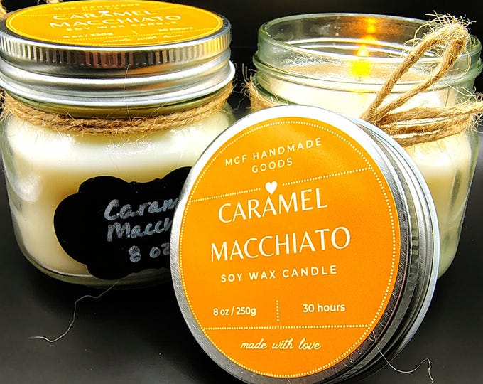 Caramel Macciatto Soy Wax Candle