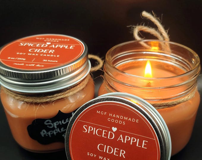 Spiced Apple Cider Soy Wax Candle