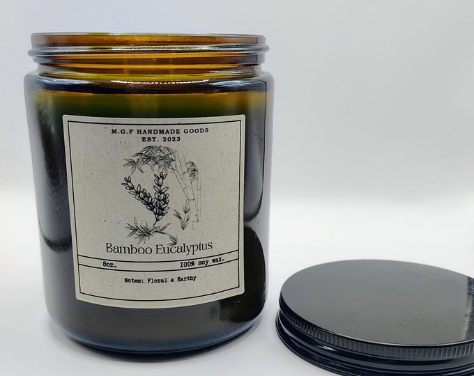 Bamboo Eucalyptus Soy Candle