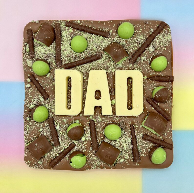 Dad Chocolate Slab Dad Birthday Gifts Chocolate Gifts for Etsy UK